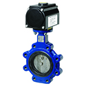 Keystone Spring Return Air Actuated Butterfly Valve