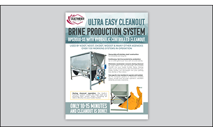 Salt Brine Production System Flyer