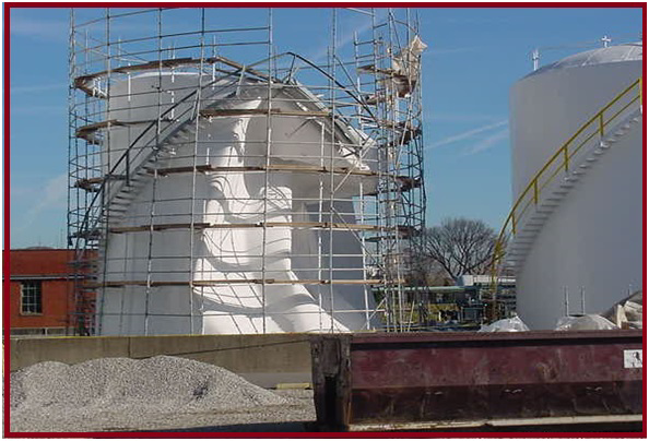 Collapsed Fertilizer Storage Tank due to Cavitation