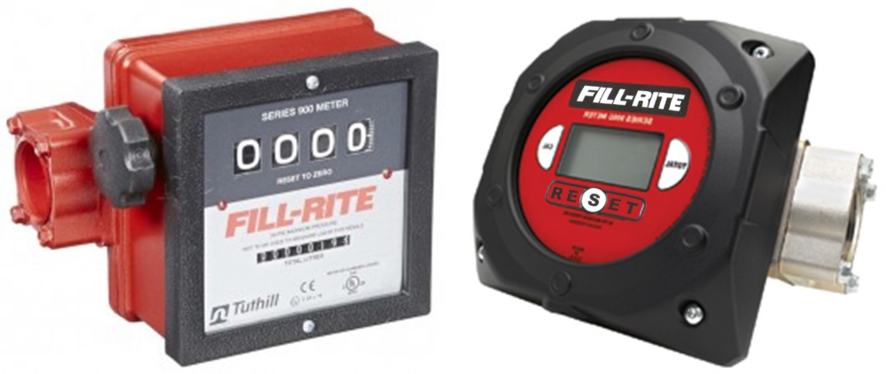 Fill-Rite Mechanical and Digital Flow Meters