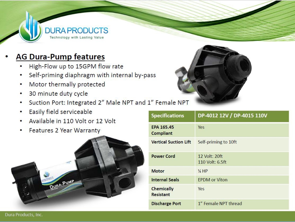 Dura Ag Product Pump